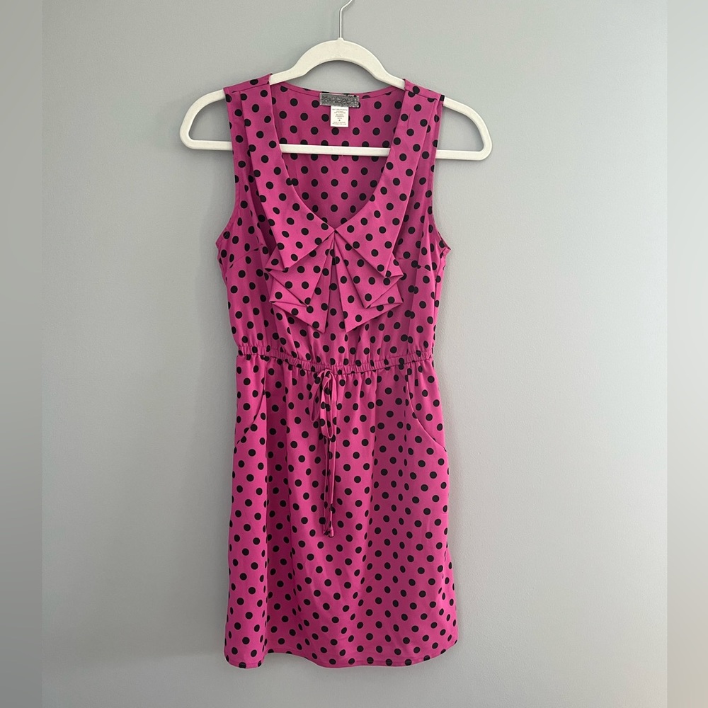 Polka Dot Sleeveless Dress